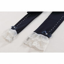 Children Girls Leggings Lace Rhinestone