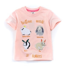 Girls T-shirt Kids Tees Short Sleeve