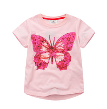Girls T-shirt Kids Tees Short Sleeve