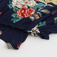 Children Clothing Girl Shirt Flowers Printed Long-Sleeved