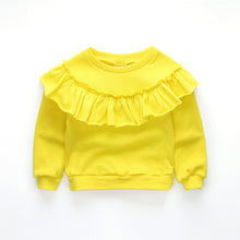 Girls Tshirts Long-sleeve Solid
