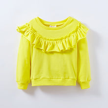 Girls Tshirts Long-sleeve Solid