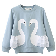 Girls T-Shirt Cute Cartoon Lace Shirts