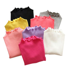 Children Girls Blouse Turtleneck Casual