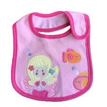 8pc/lot Baby Bibs Infant Embroidered Burp Cloths