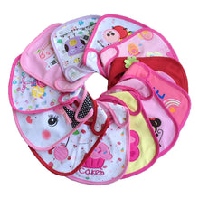 8pc/lot Baby Bibs Infant Embroidered Burp Cloths