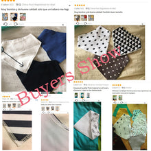 9Pcs/Lot Baby Bibs Kids Toddler Triangle Scarf