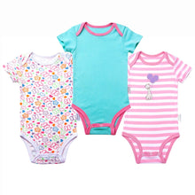 3 pcs/Lot Baby Bodysuits Short Sleeves Boy and Girl
