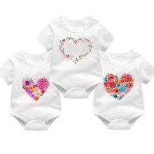 Unicorn Print Baby Girl Bodysuit Infant Long Sleeve