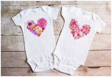 Floral Baby Girls Bodysuits Short Sleeve Newborn