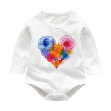 Floral Baby Girls Bodysuits Short Sleeve Newborn