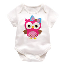 Floral Baby Girls Bodysuits Short Sleeve Newborn
