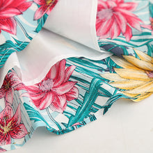 Girls Dress Sleeveless Floral Leaf Printed