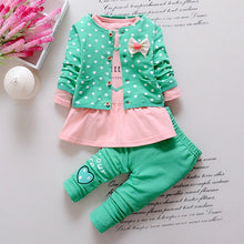 Kids Baby Girls Clothing Set 3pcs