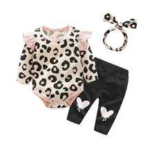Baby Set Leopard Print Romper 3PCS