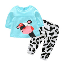 Baby Girl Clothes Casual Cow Cartoon