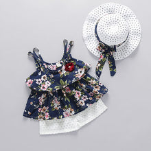 Baby Girl Clothes Floral 3Pcs Set