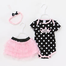 Baby Girl 3 Pcs Romper Set