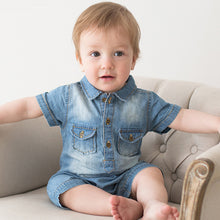 Denim Baby Boy Baby Girl Romper