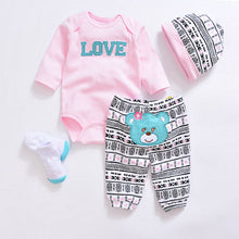 Baby Clothing Set Cute 4pcs