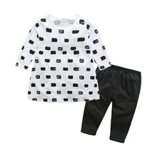 Baby Girl Clothing Set Cat Pattern 2pcs