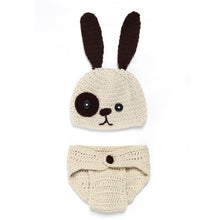 Newborn Baby Hat Dog with Bone