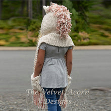 Winter Animal Kids Hats Lovely Knitted Scarf