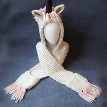 Winter Animal Kids Hats Lovely Knitted Scarf