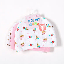 Newborn Baby Hats Star Printed 3pcs/lot