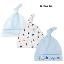 Newborn Hats Printed 3pcs/lot 100% cotton