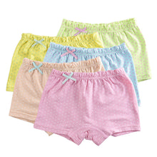 Girl Boxers Candy Dot Colors 5Pcs/Lot
