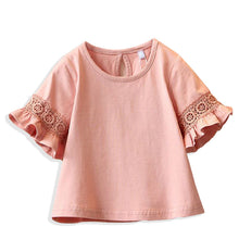 Cute Tops For Girls Lace Half Sleeve
