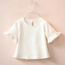 Cute Tops For Girls Lace Half Sleeve
