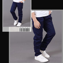 Boys Stretch Jeans Casual Solid