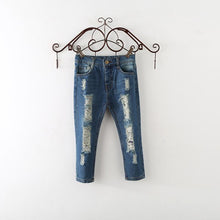 Boys Ripped Jeans, Children Jeans Hole Ripped
