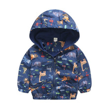 Boys Windbreaker Dinosaur Jacket Toddler