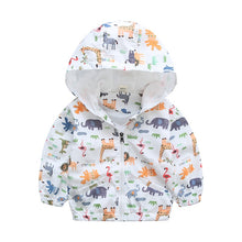 Boys Windbreaker Dinosaur Jacket Toddler