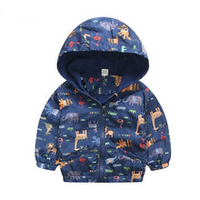 Boys Windbreaker Dinosaur Jacket Toddler
