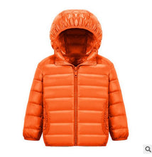 Kids Puffer Coat Solid Color