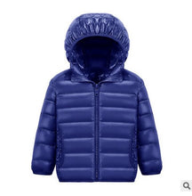 Kids Puffer Coat Solid Color
