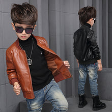 Toddler Boy Leather Jacket, Kids Bomber Jacket