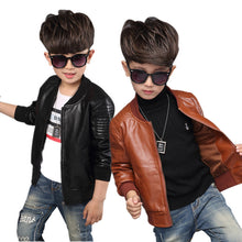 Toddler Boy Leather Jacket, Kids Bomber Jacket
