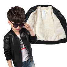 Toddler Boy Leather Jacket, Kids Bomber Jacket
