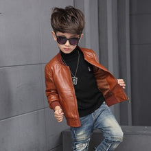 Toddler Boy Leather Jacket, Kids Bomber Jacket
