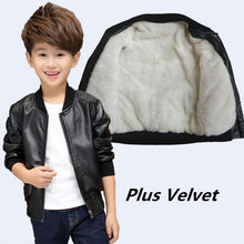 Boys Leather Jacket, Kids Winter Coats