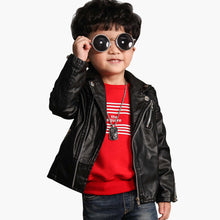 Girls Leather Jacket Outwear Coats