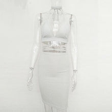 Women Sexy Sparkly Bandage Bodycon Dresses