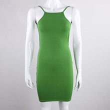 Women Spaghetti Strap Black Sexy Dress