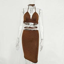 Women Sexy Sparkly Bandage Bodycon Dresses