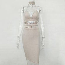 Women Sexy Sparkly Bandage Bodycon Dresses